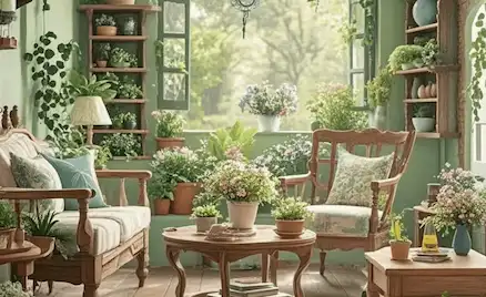 Rustic Farmhouse interior design style